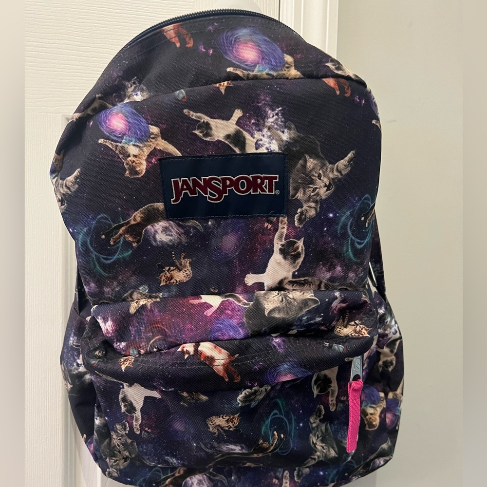 Jansport Cat galaxy backpack